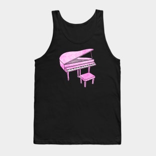 Pink Piano Tank Top